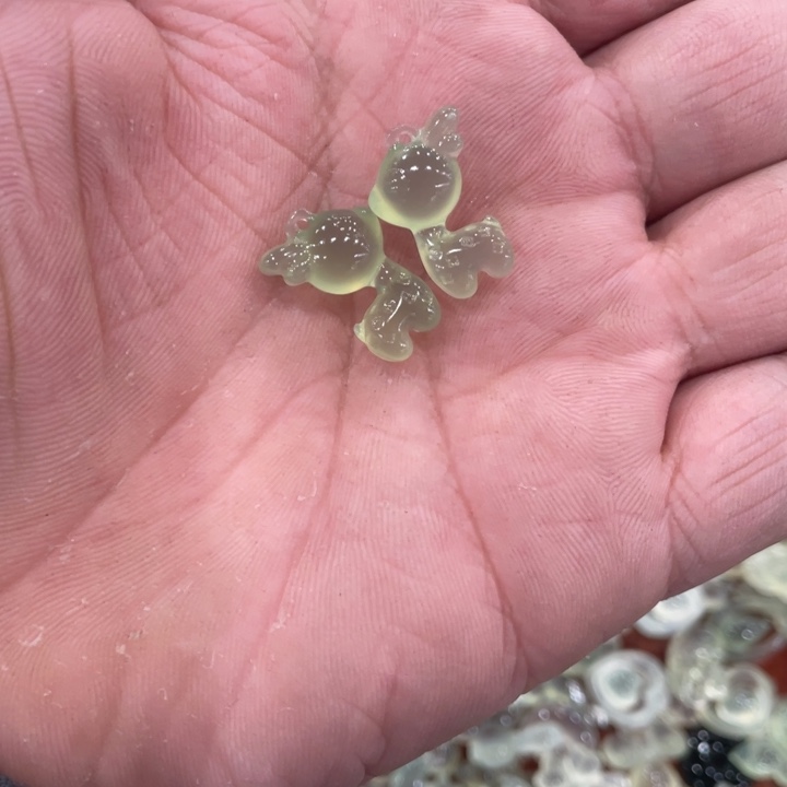 蛇纹石玉合金颈饰