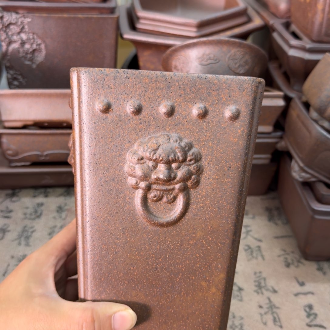 紫砂花盆61号宜兴紫砂正品花盆11.5x20