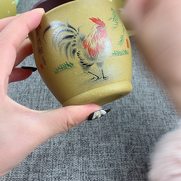 紫砂茶杯高端主人杯