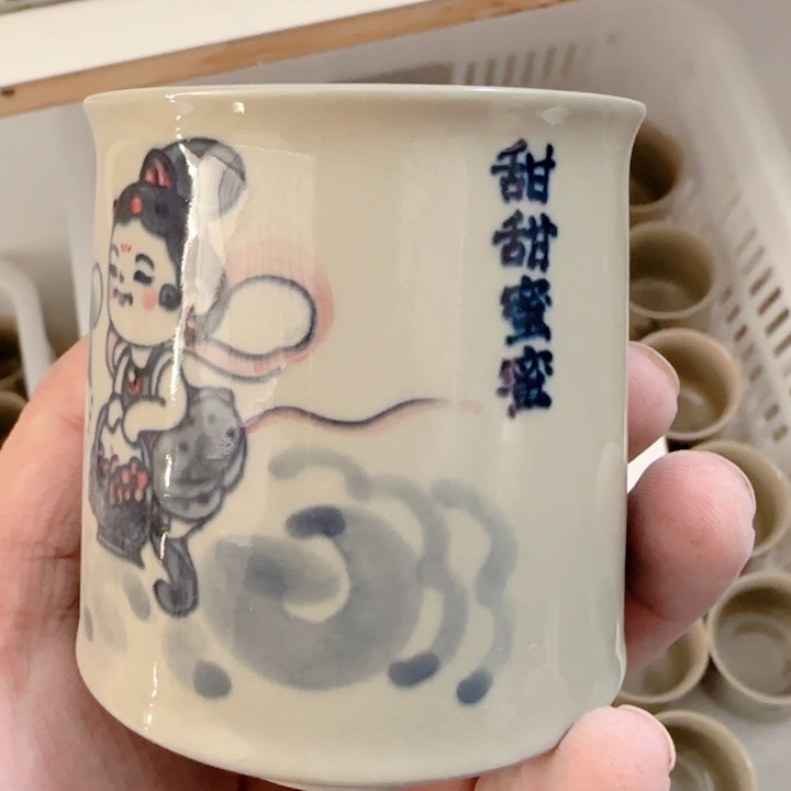正品手绘陶瓷茶具