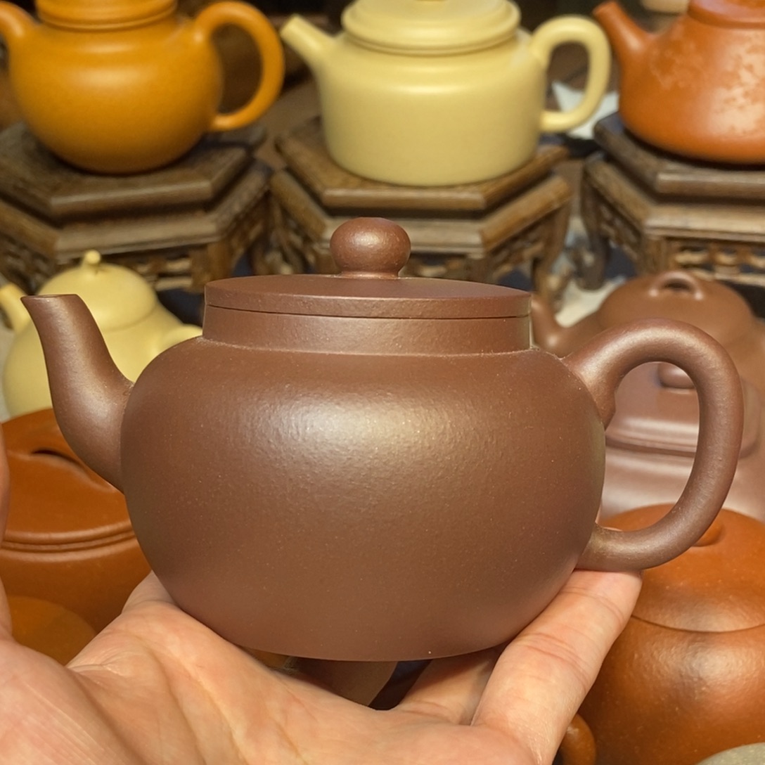 茶壶紫砂厚**福微瑕紫砂