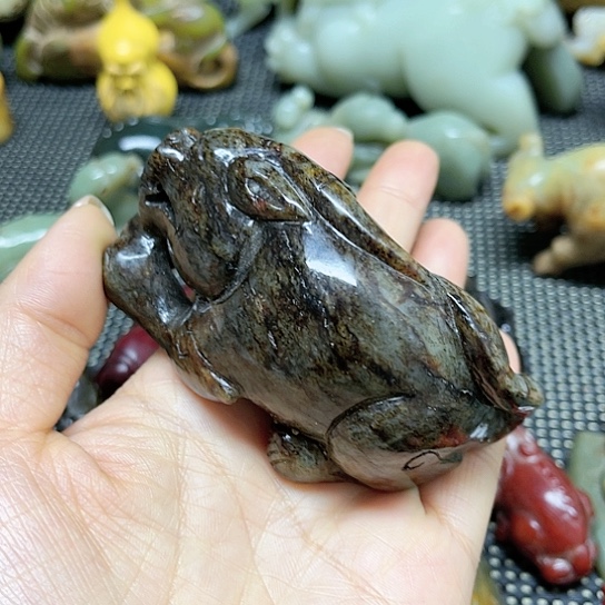 白玉菩提吊坠摆件