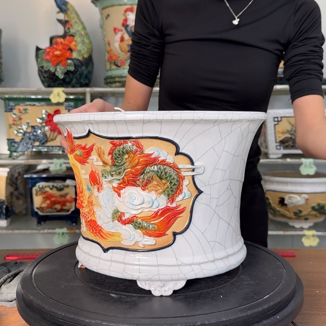 谷***刚内口25深度20石湾盆