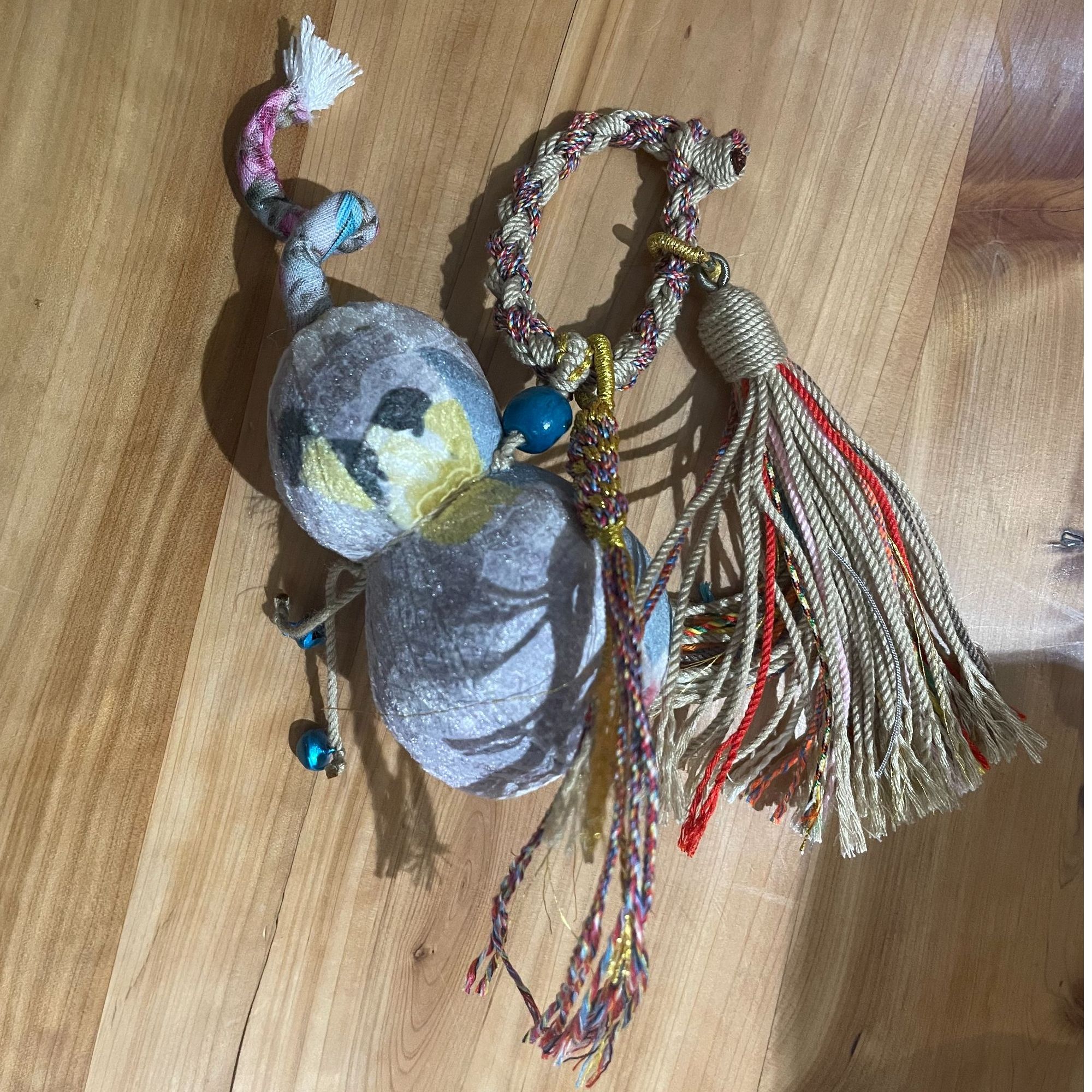 原创手工缝制富贵小葫芦摆件香囊