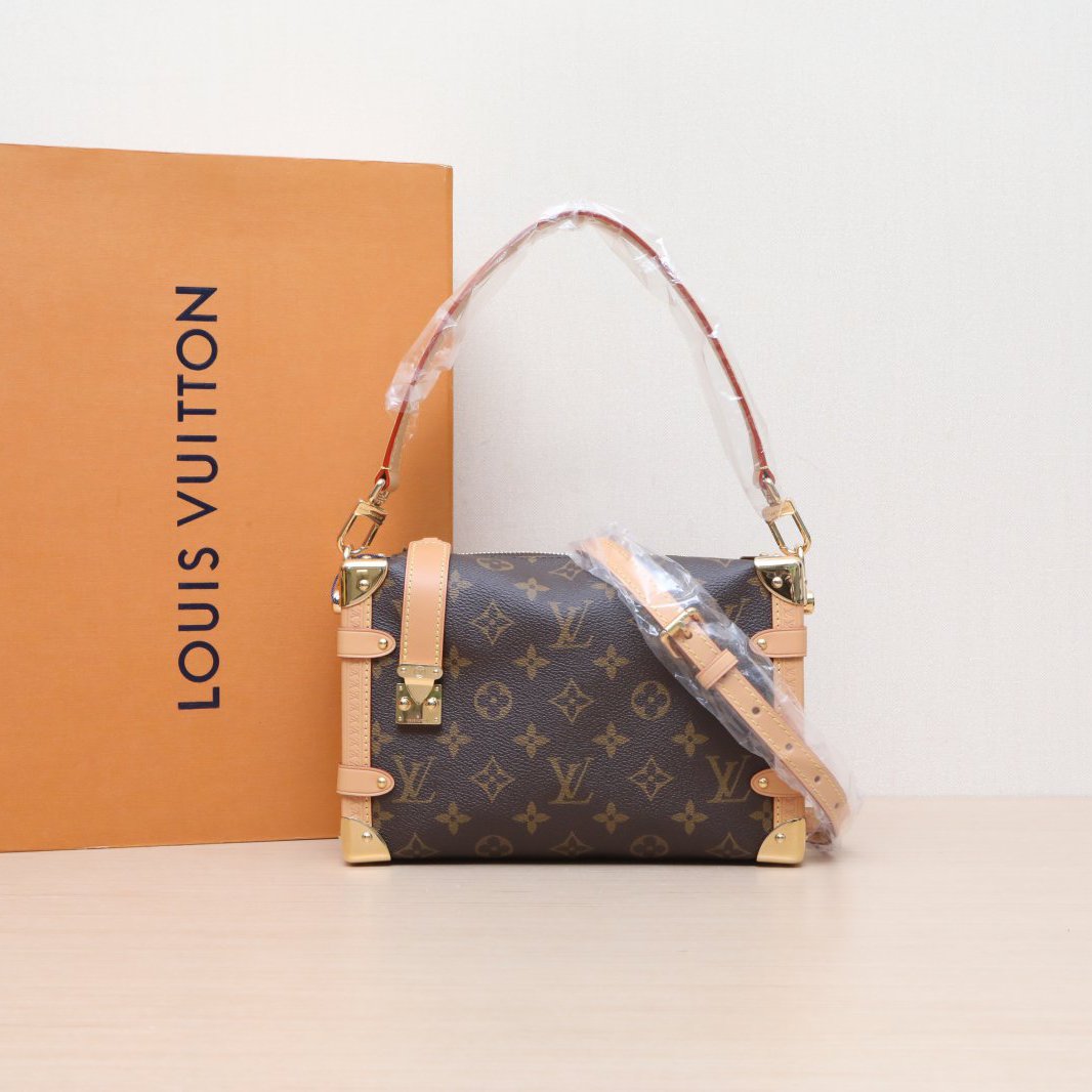 99新 LouisVuitton/路易威登 小花攀攀Trunk 软盒子包大号 24芯片