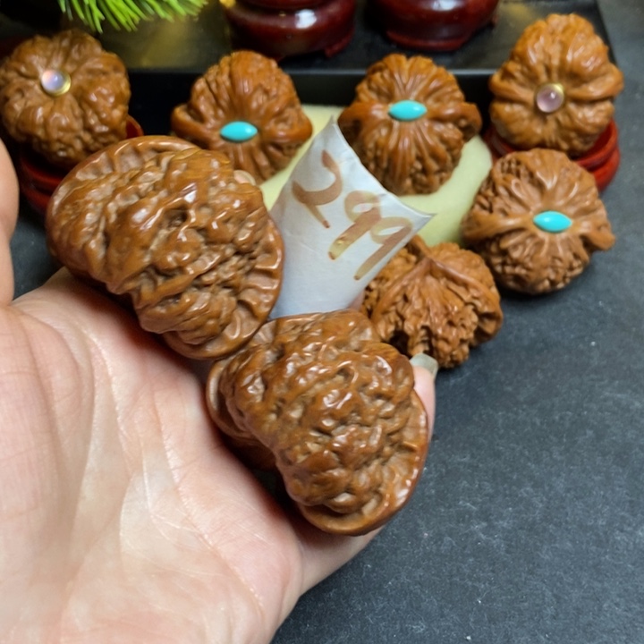 文玩核桃把件45蛤蟆299