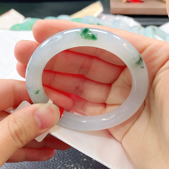 未镶嵌手镯翡翠缅甸天然翡翠手镯