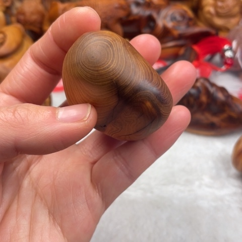 【闪购商品】柏木（崖柏）正宗太行陈化黑油闻香把件