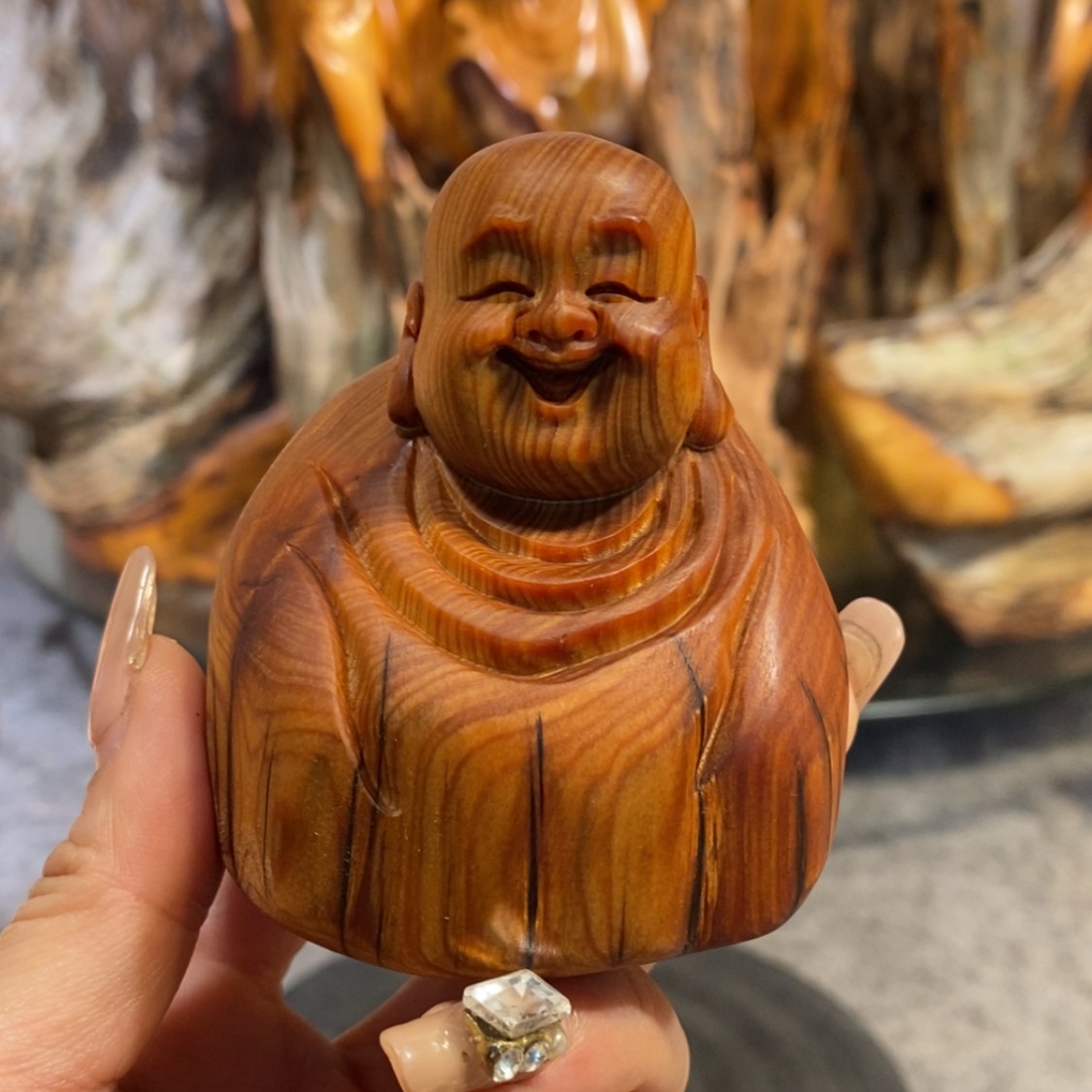 【闪购商品】柏木（崖柏）根雕木雕工艺品摆件，满十送一手把件