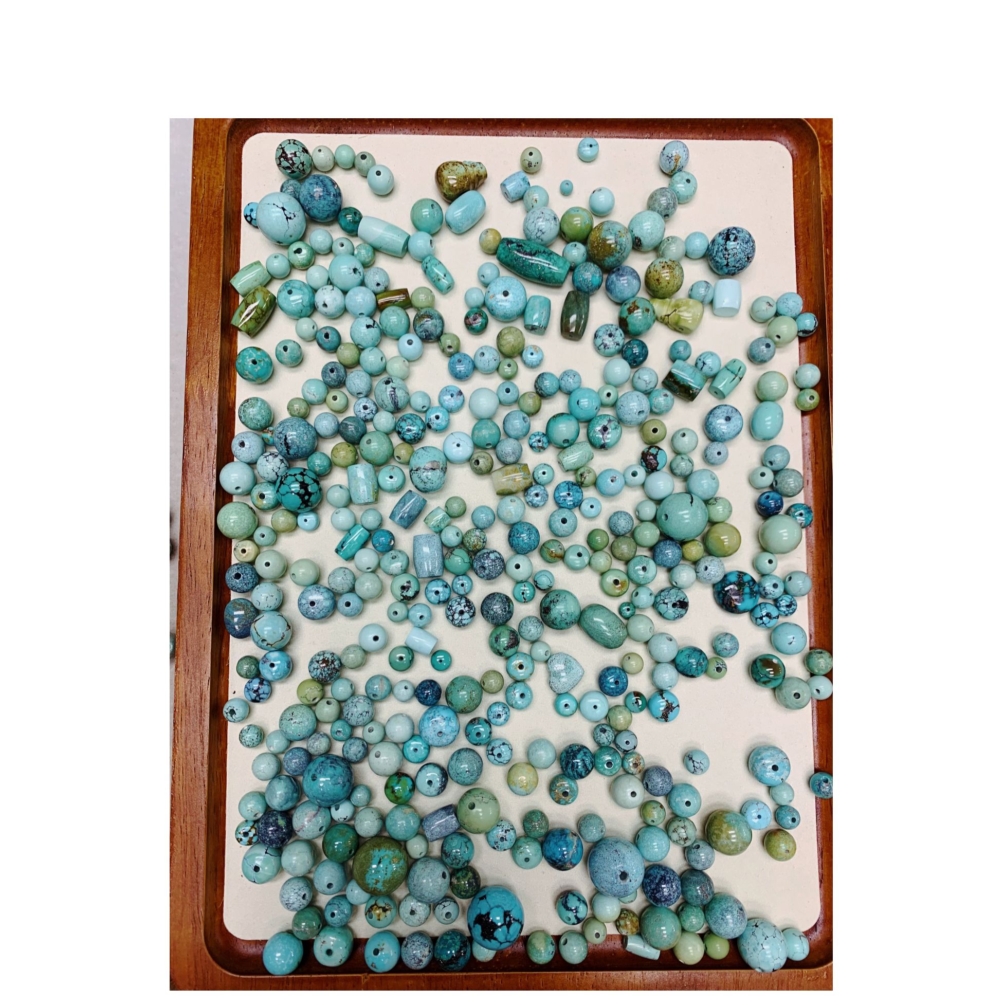 湖北天然绿小奇石配件diy多样性发货