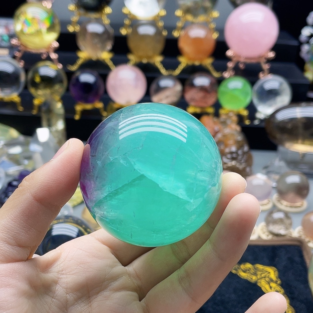未镶嵌珠宝半成品水晶天然57.5mm