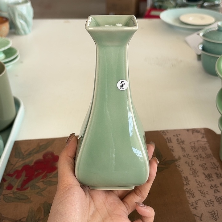 龙泉云间青瓷小米茶器