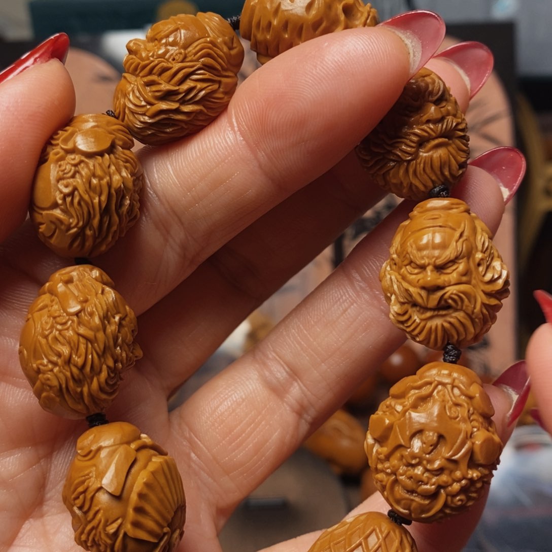 橄榄核手串/手链钟馗头