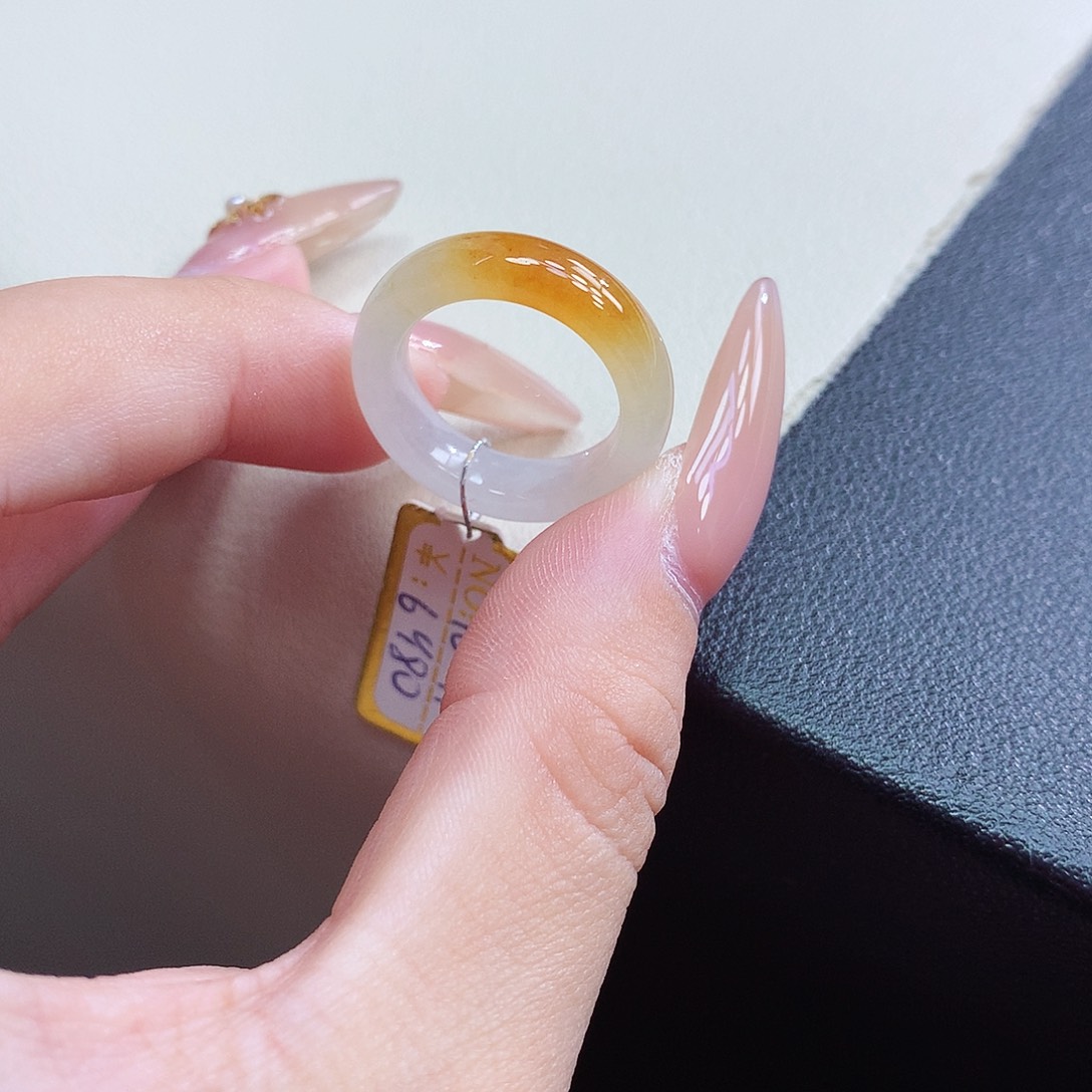未镶嵌戒指翡翠10-11号