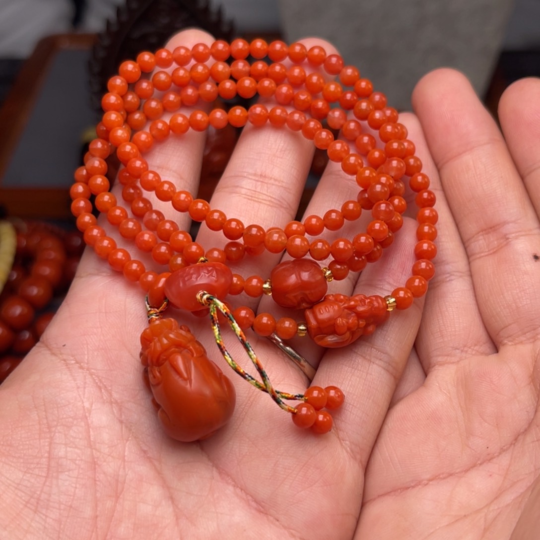 南红玛瑙配饰卡4➕未镶嵌