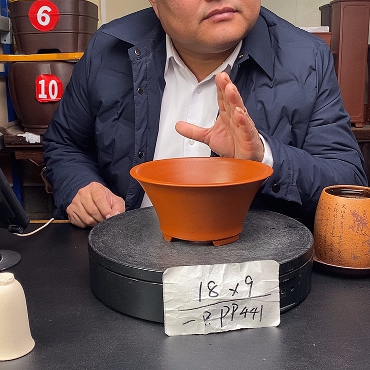 紫砂花盆货号一只PP441