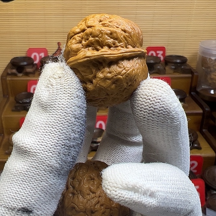 文玩核桃把件玉珠