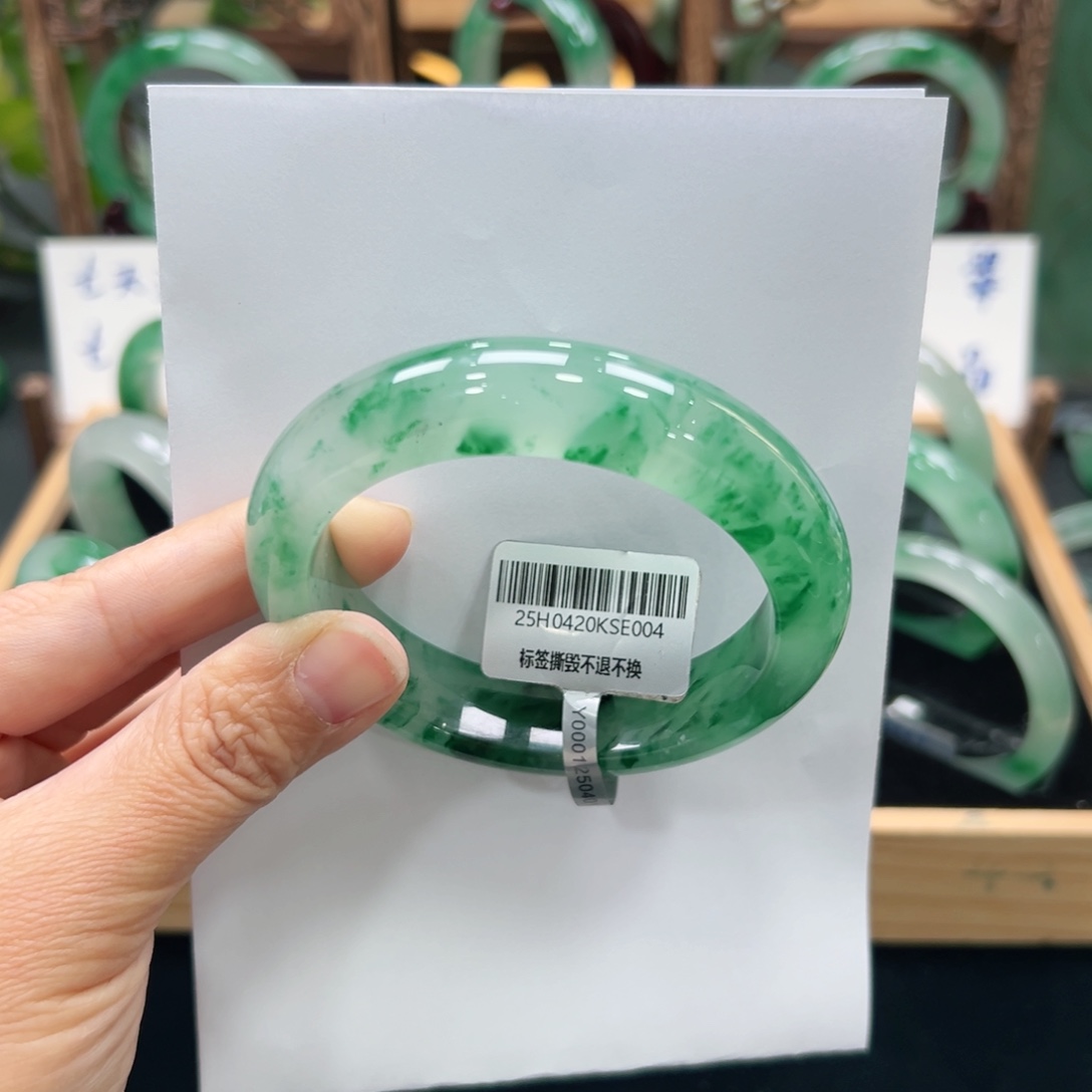 风***！石英质玉未镶嵌手镯➕佳佳60