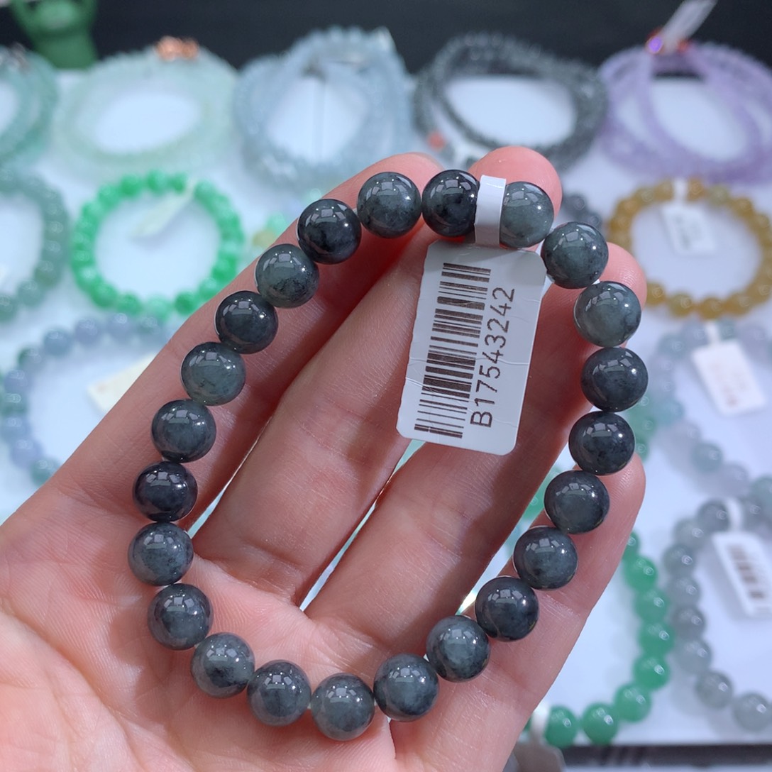 翡翠手链未镶嵌天然