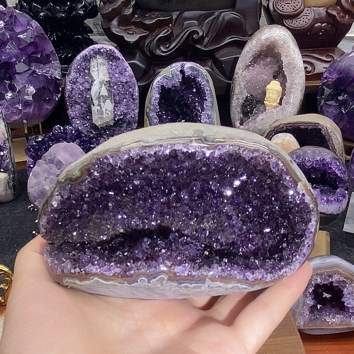 未镶嵌紫晶大型摆件（非配饰）