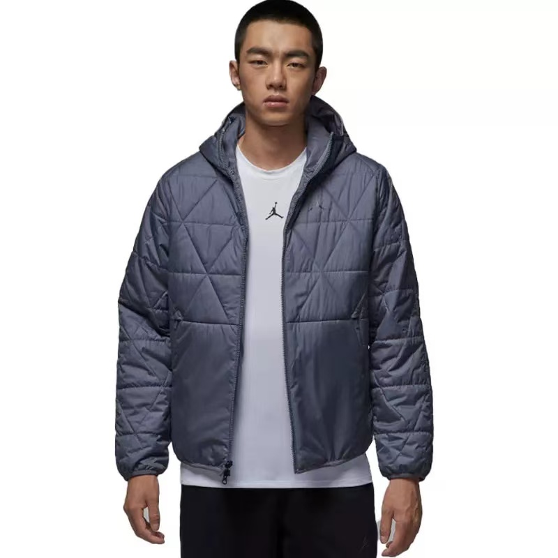 耐克乔丹男子防泼水篮球夹克冬季保暖梭织棉服外套FZ3163075