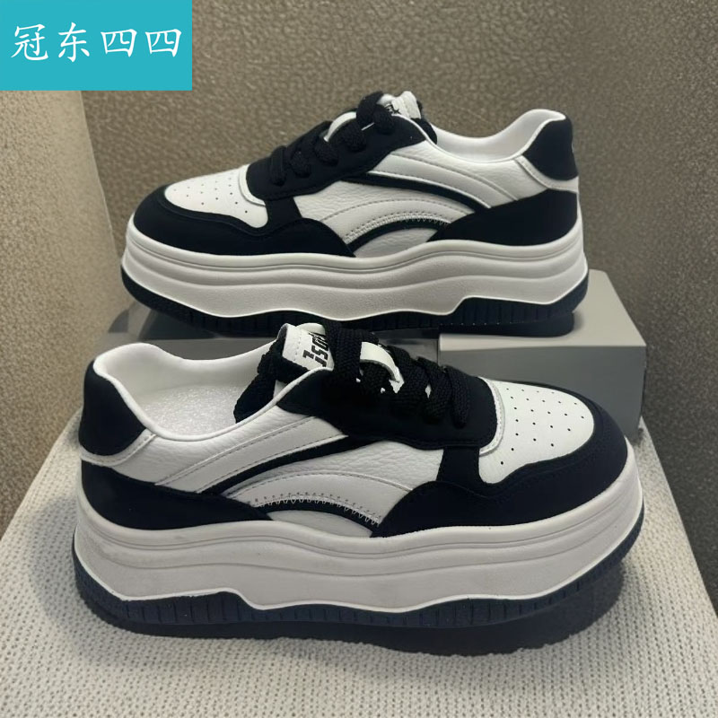 百搭小白鞋春季新款女款厚底增高板鞋学生运动休闲鞋 726