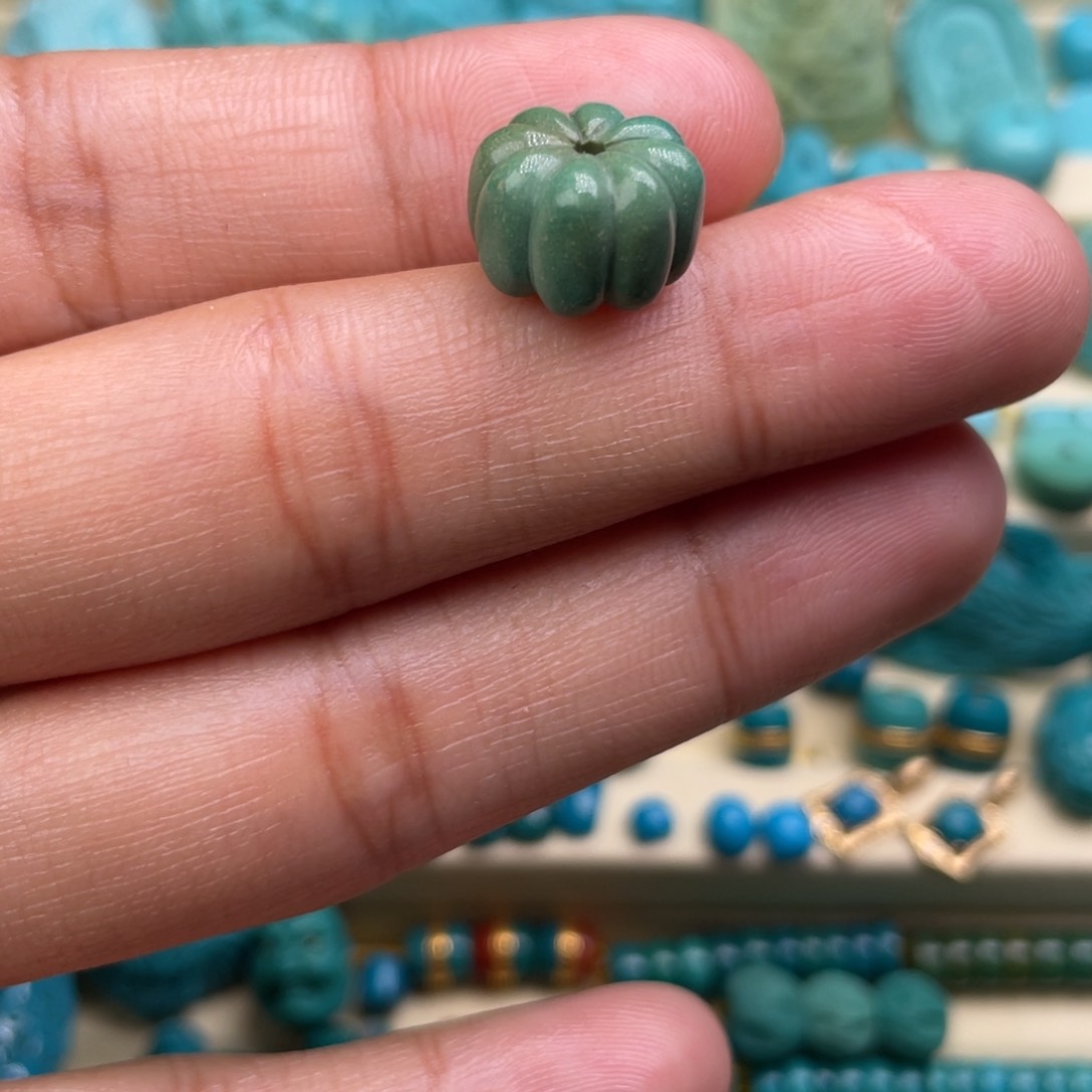 绿松石南瓜珠未镶嵌