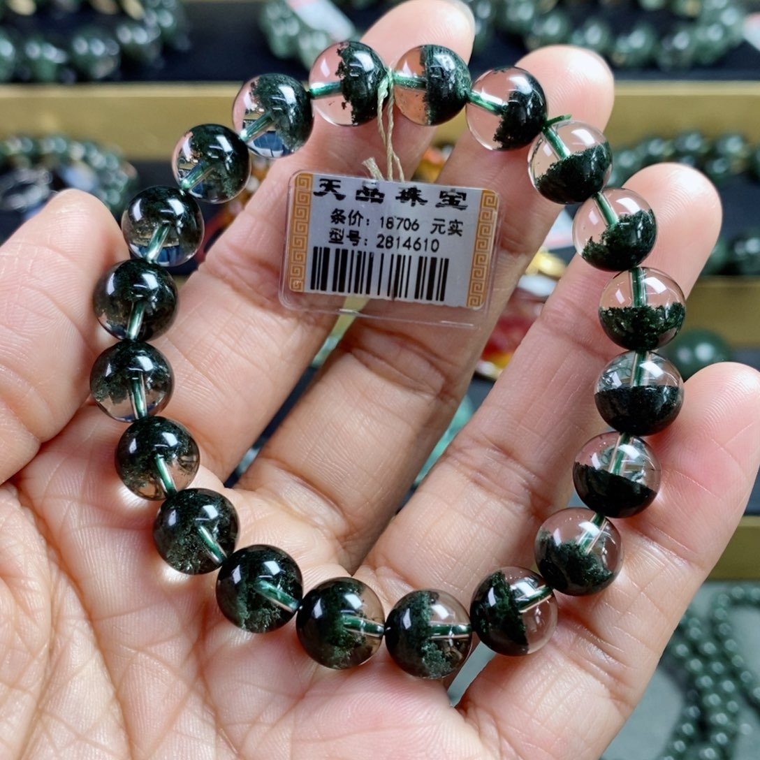 水晶手链未镶嵌绿幽灵手链2814610