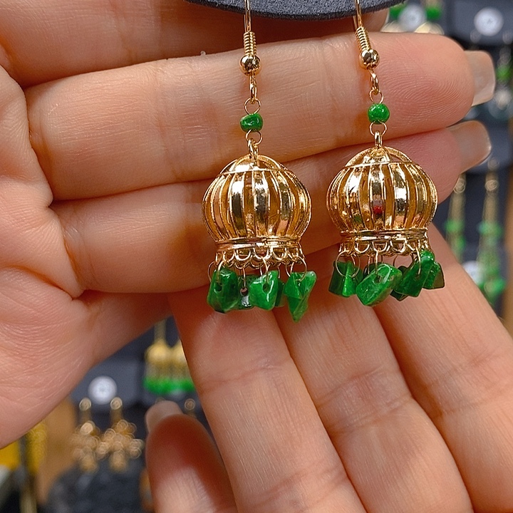 翡翠未镶嵌耳饰翡翠