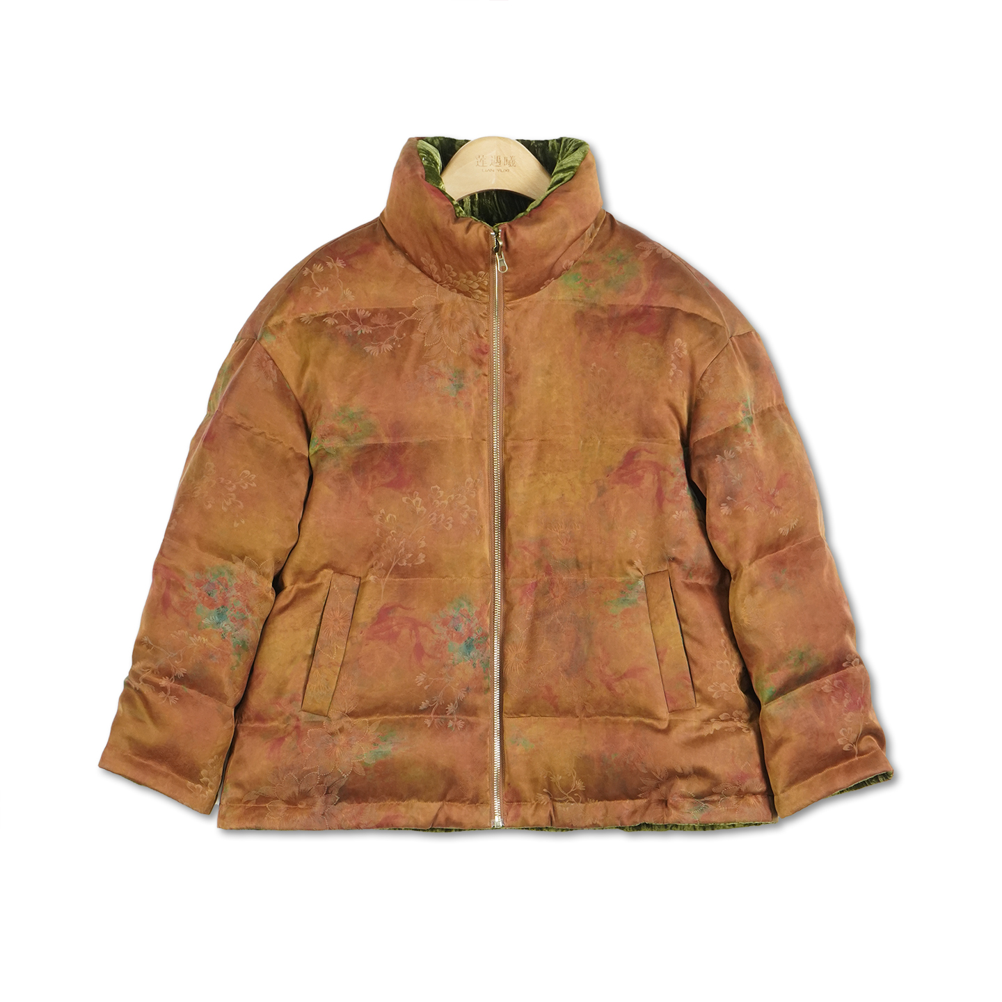 锦华年双面穿鹅绒服 新中式国风女装1l12451007