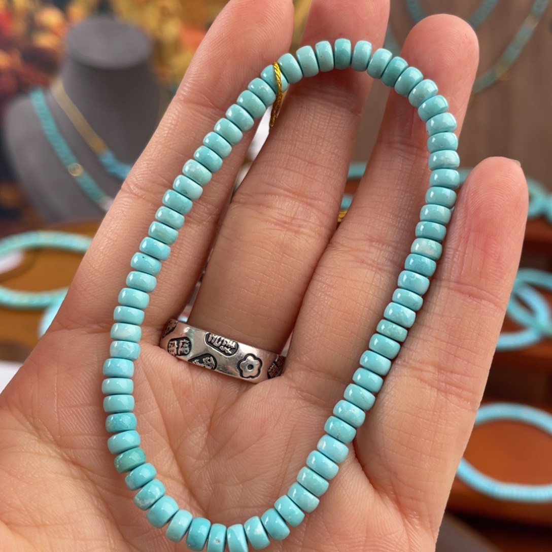 未镶嵌绿松石手链