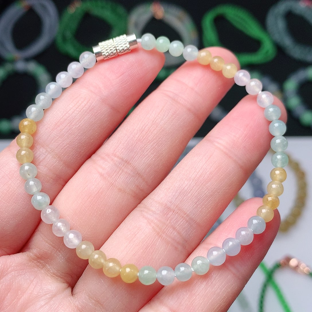 翡翠手链未镶嵌翡翠