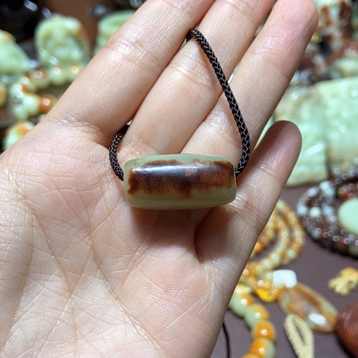 岫岩河磨玉（透闪石质玉）未镶嵌挂件