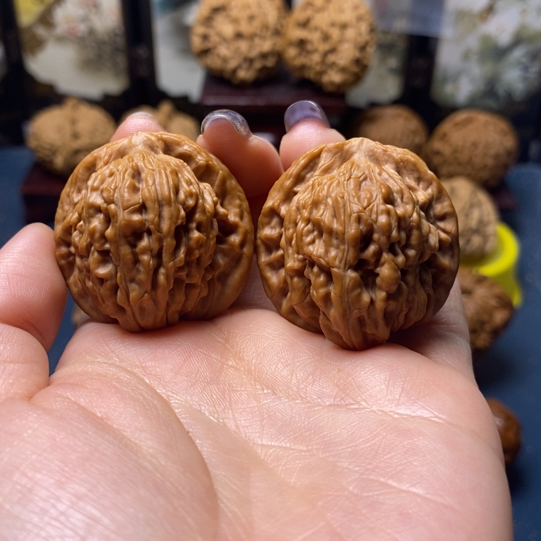 吊坠文玩核桃四座楼34尺10