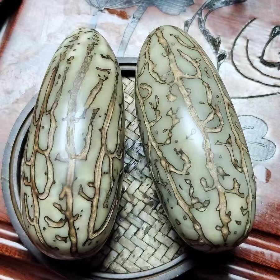非金属木质手链 精选颜色千眼菩提老果手把件饰品