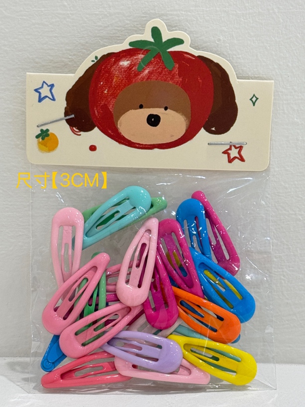 【北小欧】马卡龙彩色公主女童发卡迷你发夹bb夹刘海碎发夹冰激凌色