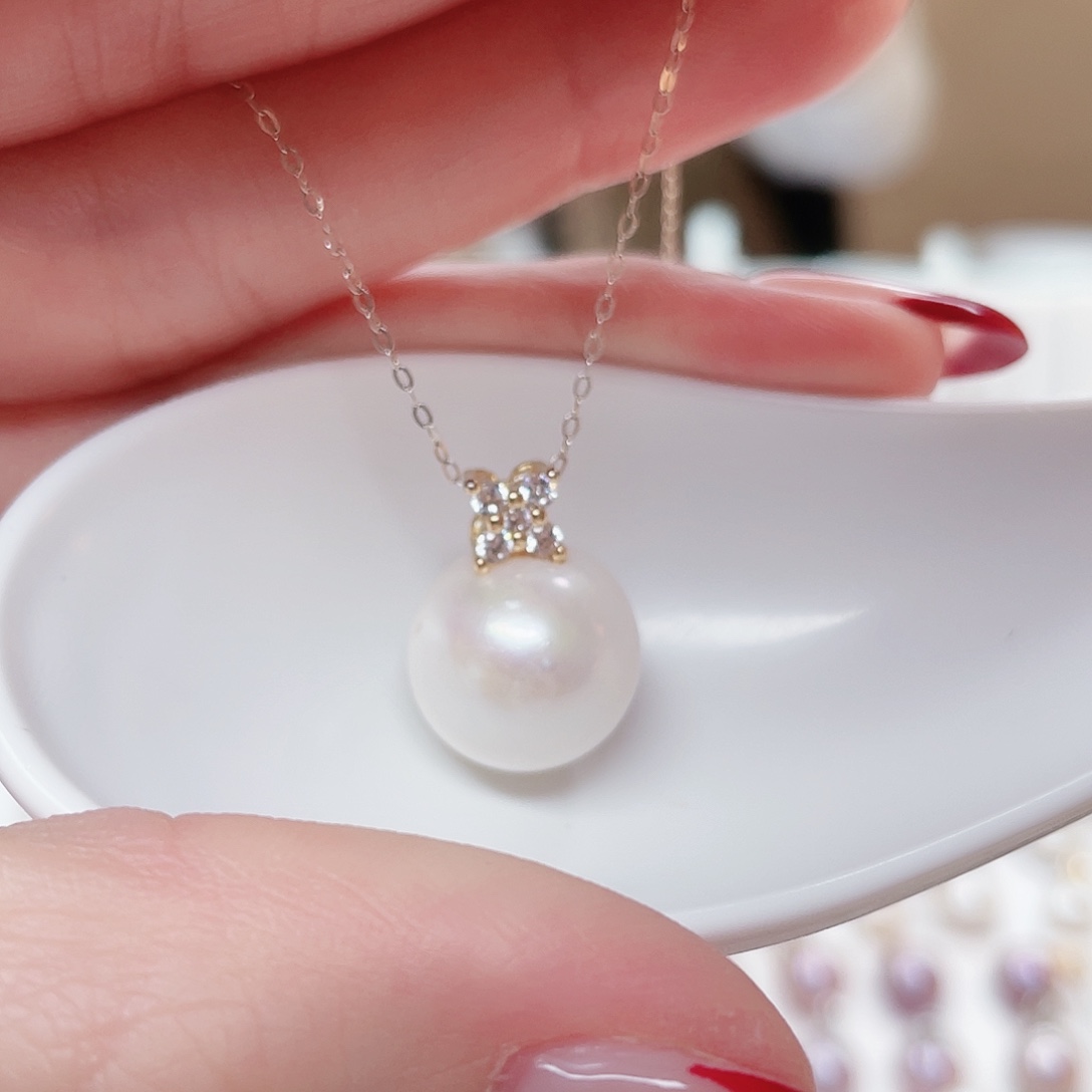 吊坠(赠链)淡水珍珠合金