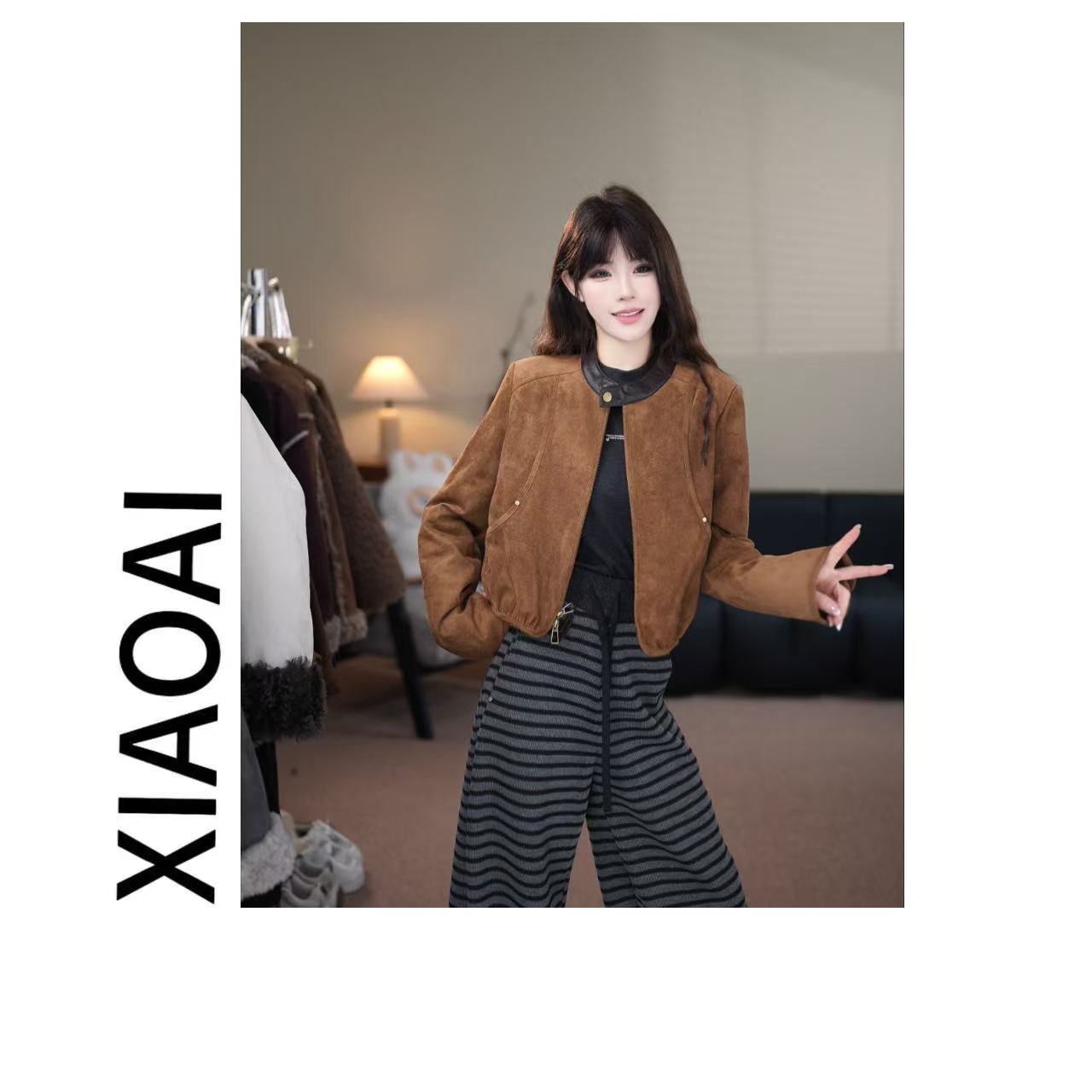 XIAOAI 【90白鸭绒】2025秋冬新款时尚保暖显瘦羽绒外套BN25844