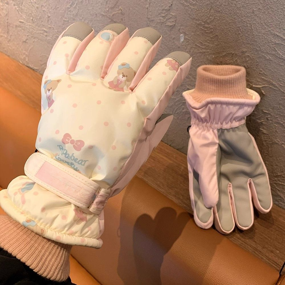 滑雪手套女冬触屏防水加厚保暖防风户外运动学生骑摩托车男NOQ