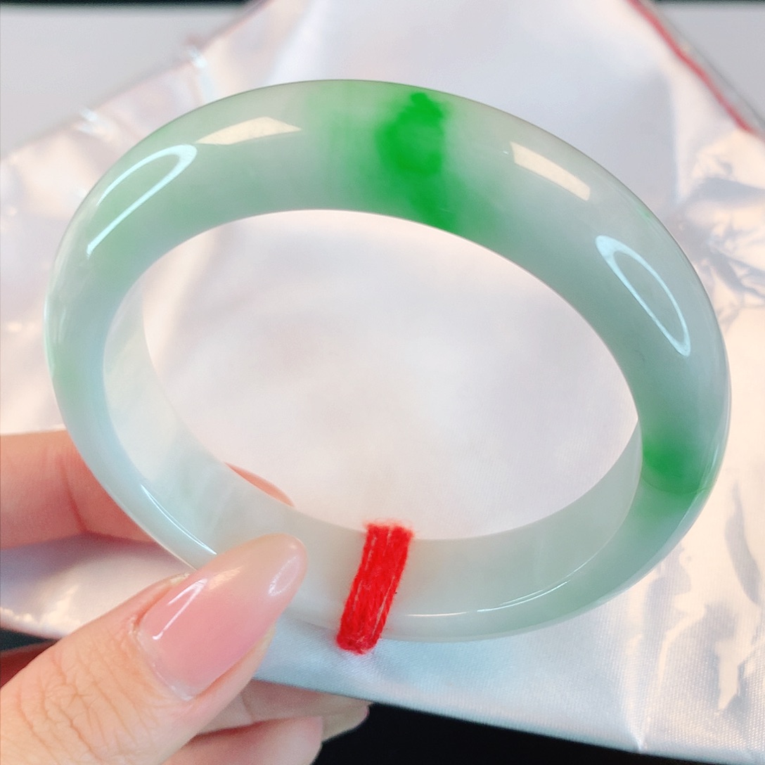 翡翠手镯未镶嵌2414翡翠