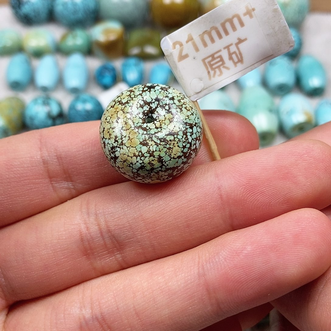 未镶嵌绿松石珠宝半成品