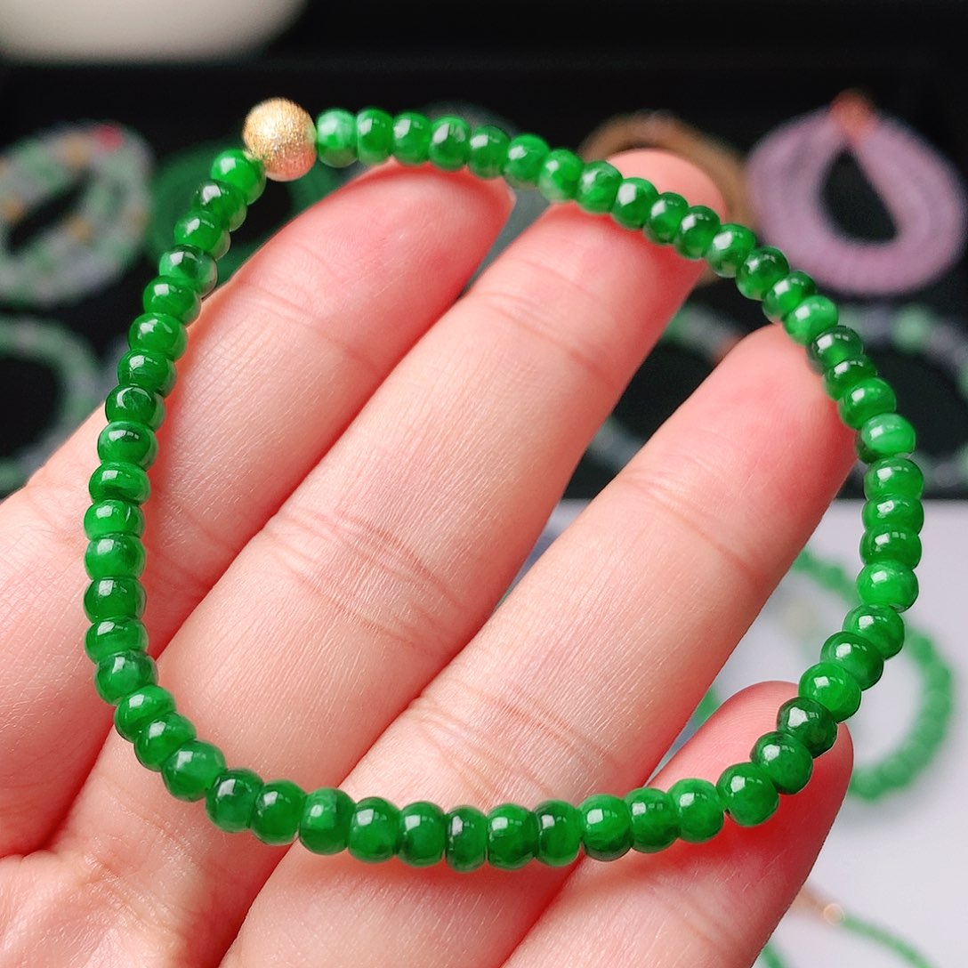 未镶嵌手链翡翠翡翠