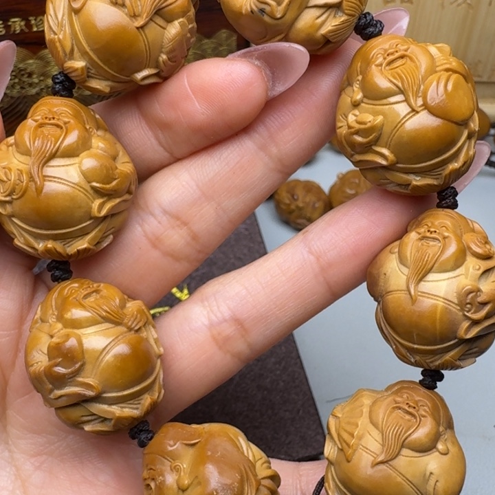 橄榄核手串/手链财神