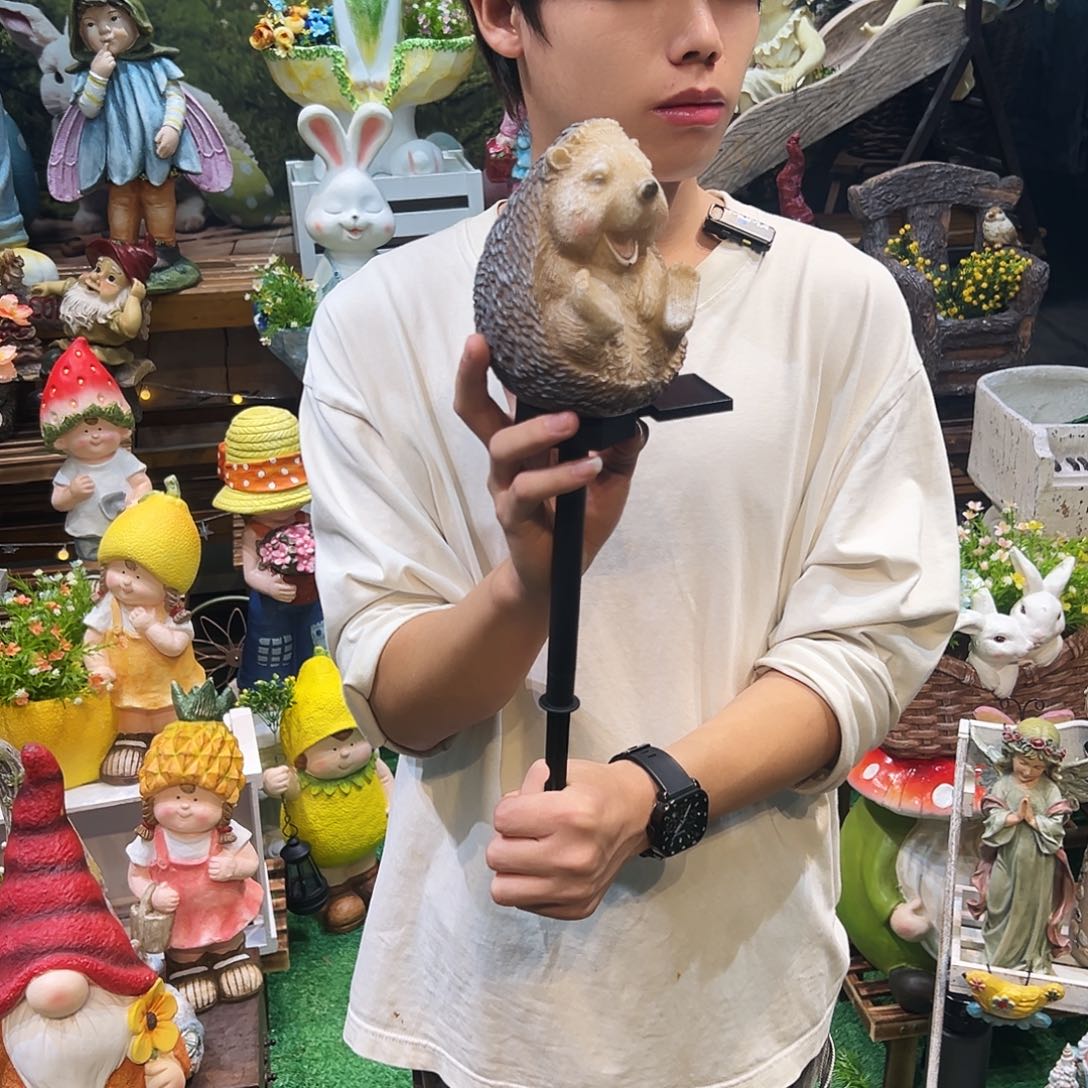 花园摆件红红火火