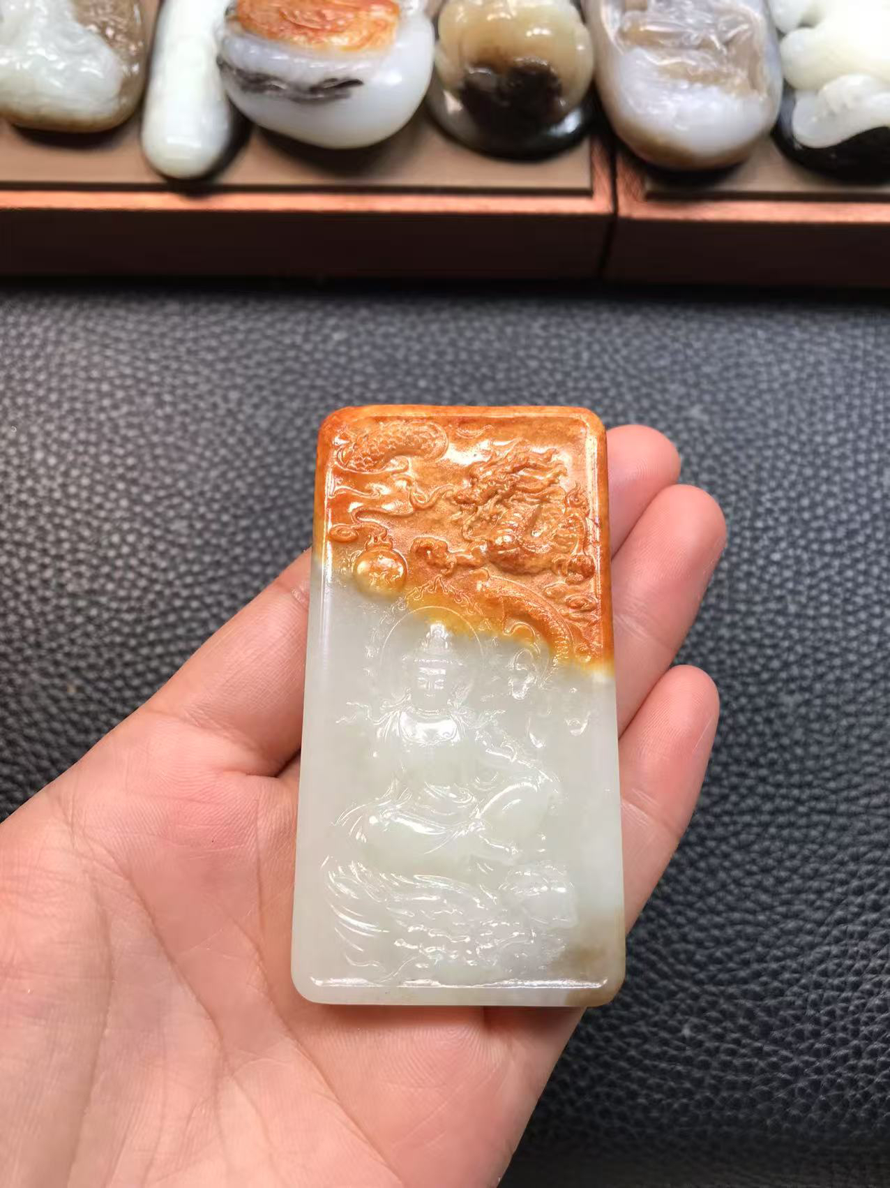 和田玉观音，实物漂亮
