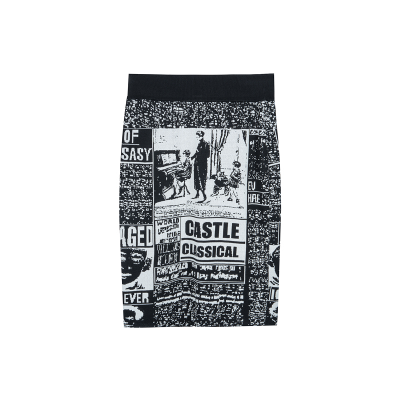 【黎黎粉专属价】春季包臀裙半身裙复古满印包臀女裙子BW1302321597