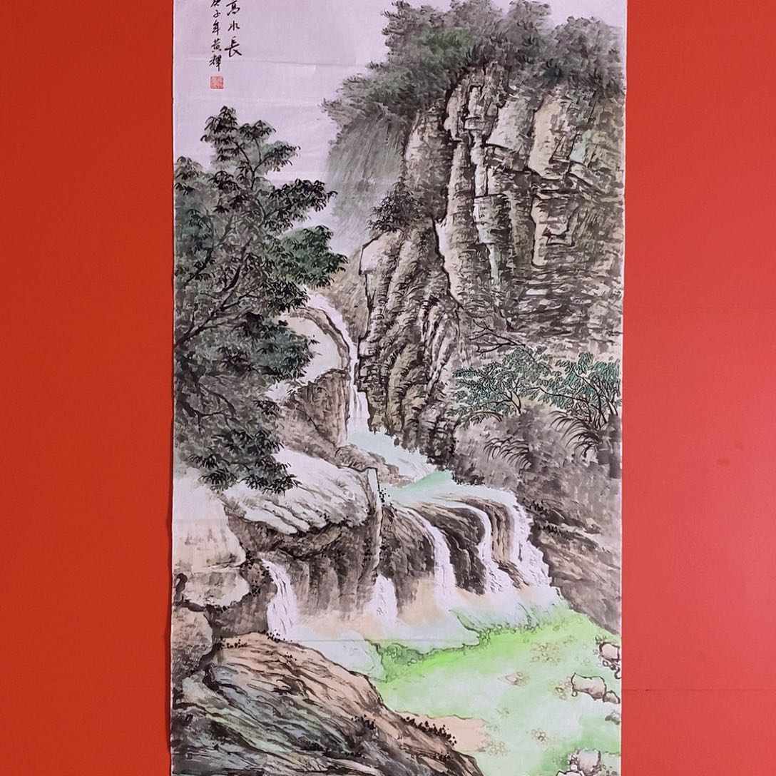 国画山水花鸟国画作品