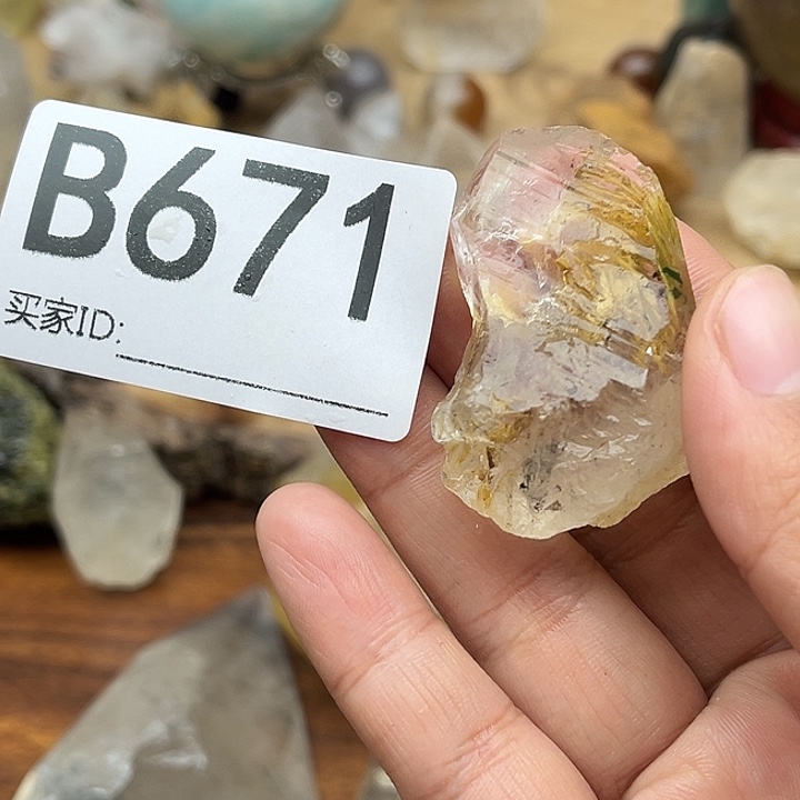 珠宝半成品水晶未镶嵌默认微瑕