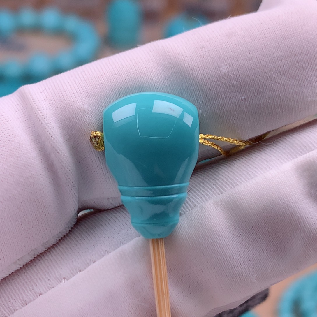 绿松石未镶嵌珠宝奇石11.6mm