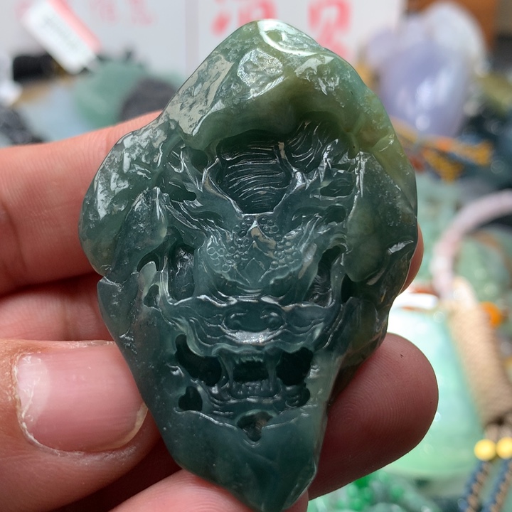 翡翠项链未镶嵌保真天然a货翡翠